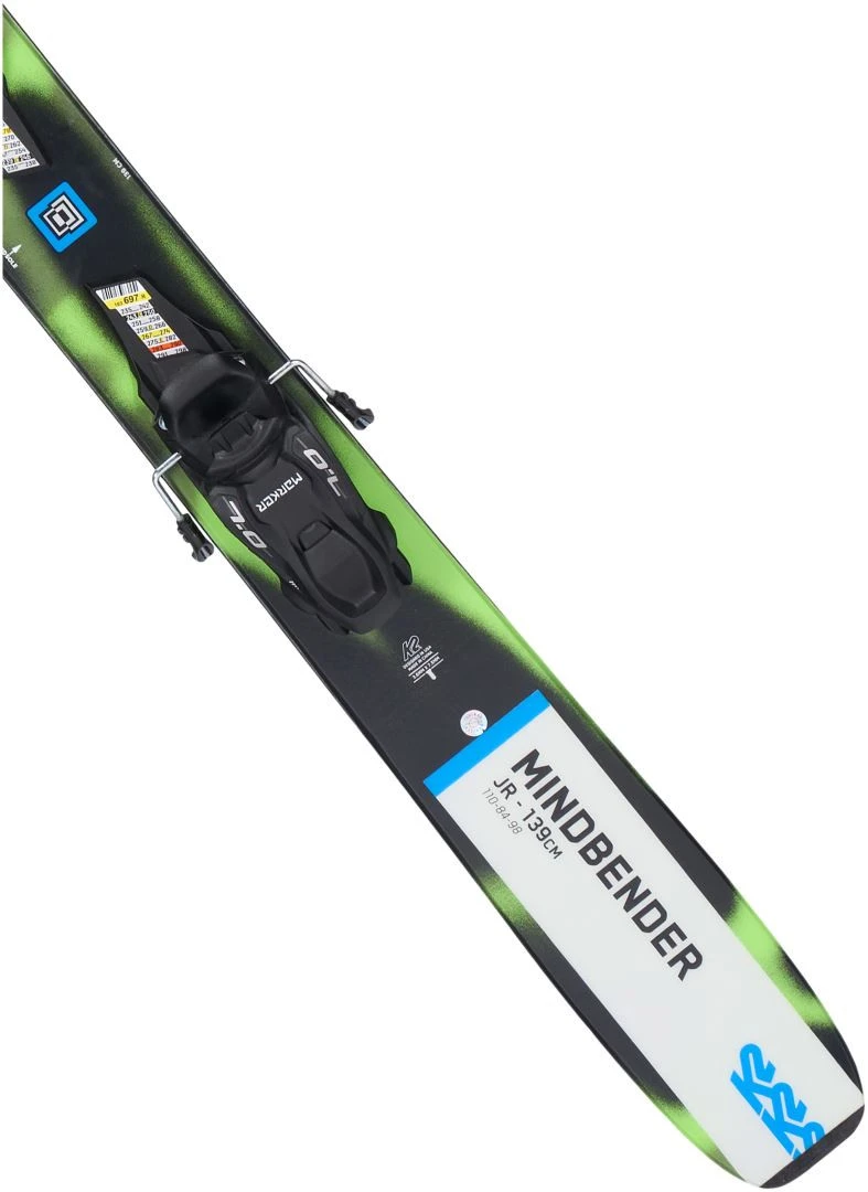 K2 Mindbender Jr K2 Mindbender Jr -Ski Promotions Magasin k2 mindbender jr black green grey 119 black green grey 4