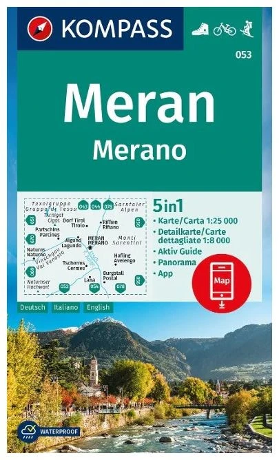Kompass Carte Randonnée 053 Meran, Merano Kompass Carte Randonnée 053 Meran, Merano -Ski Promotions Magasin kompass wandelkaart 053 meran merano 0 1