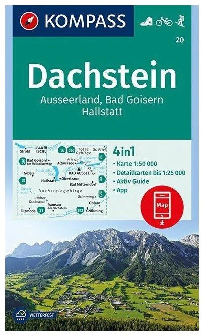 Kompass Carte Randonnée 20 Dachstein, Ausseerland, Bad Goisern, Hallstatt Kompass Carte Randonnée 20 Dachstein, Ausseerland, Bad Goisern, Hallstatt -Ski Promotions Magasin kompass wandelkaart 20 dachstein ausseerland bad goisern hallstatt 0