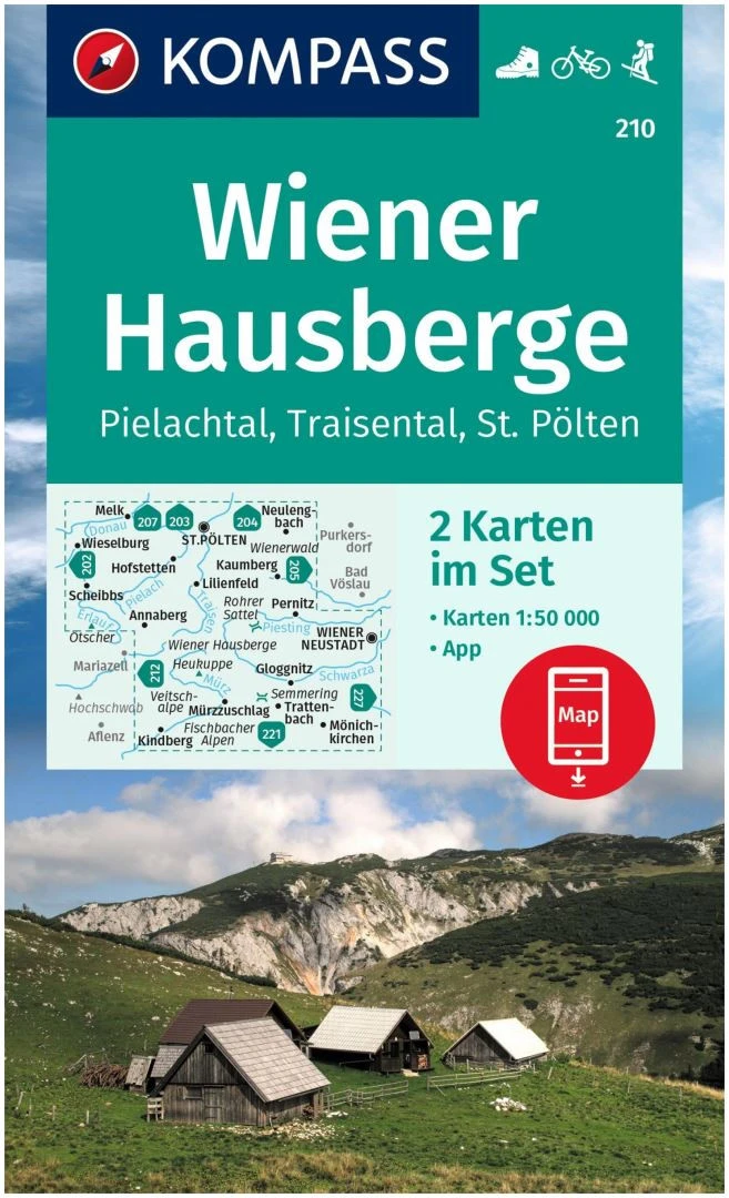 Kompass Carte Randonnée 210 Wiener Hausberge, Pielachtal, Traisental Kompass Carte Randonnée 210 Wiener Hausberge, Pielachtal, Traisental -Ski Promotions Magasin kompass wandelkaart 210 wiener hausberge pielachtal traisental 0 1
