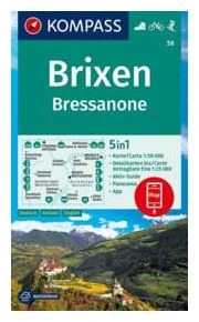 Kompass Carte Randonnée 56 Brixen / Bressanone
