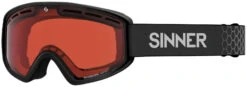 Sinner Batawa OTG Matte Black (Lens: Double Orange Sintec Vent) -Ski Promotions Magasin sinner batawa otg matte black lens double orange sintec vent 1